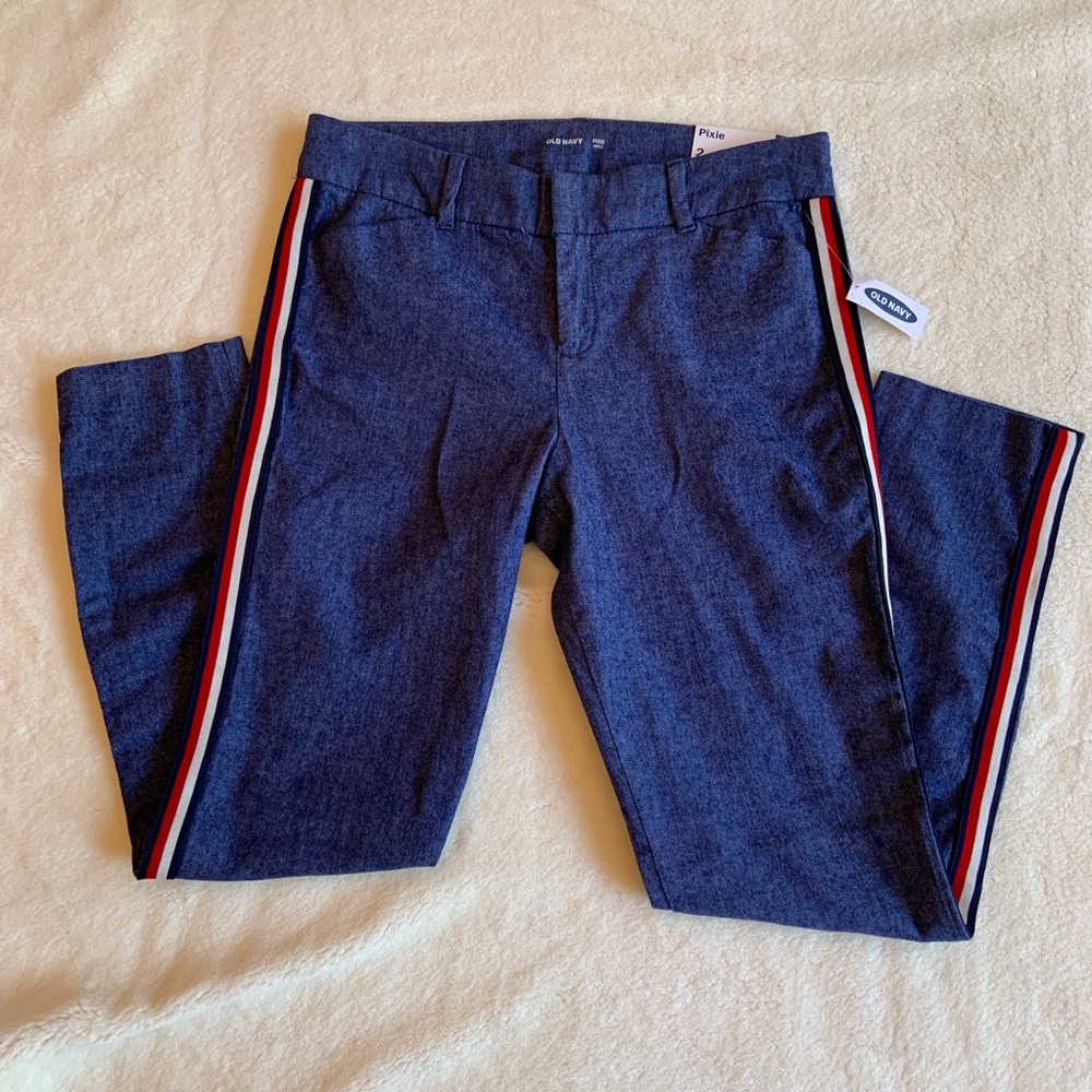 Old Navy Pixie Side-Stripe Ankle Pants Size 2